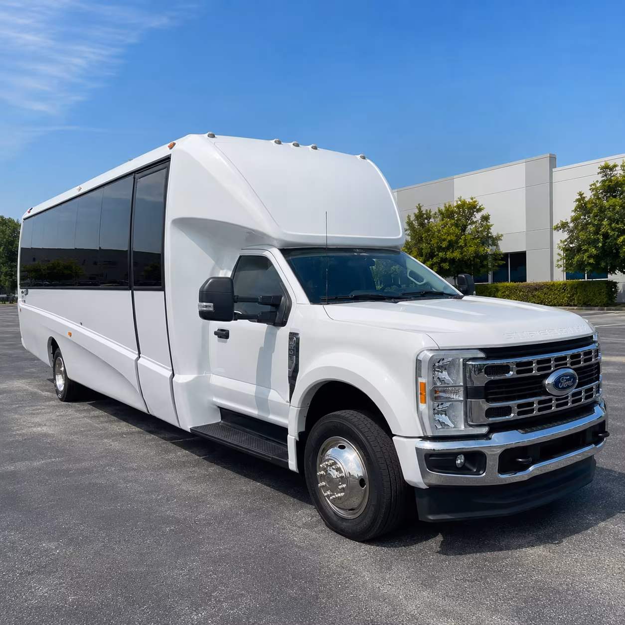 employee shuttle buses for rochester hills office parks and corporate campuses