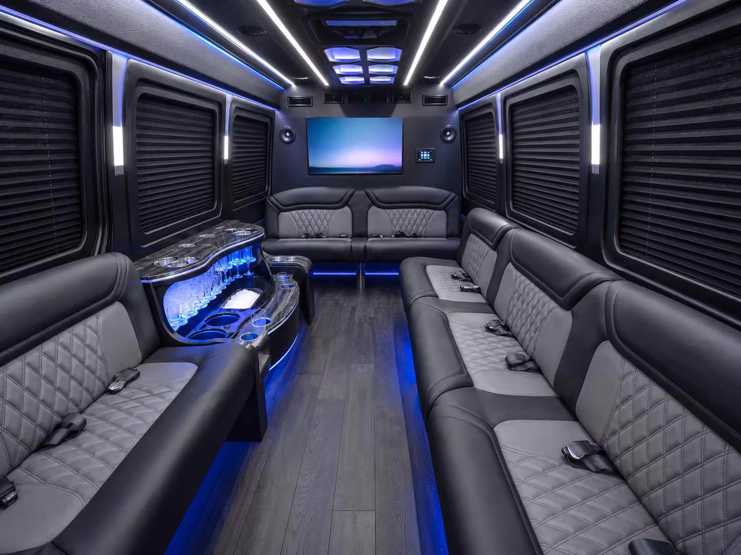 rochester hills 25 passenger party bus