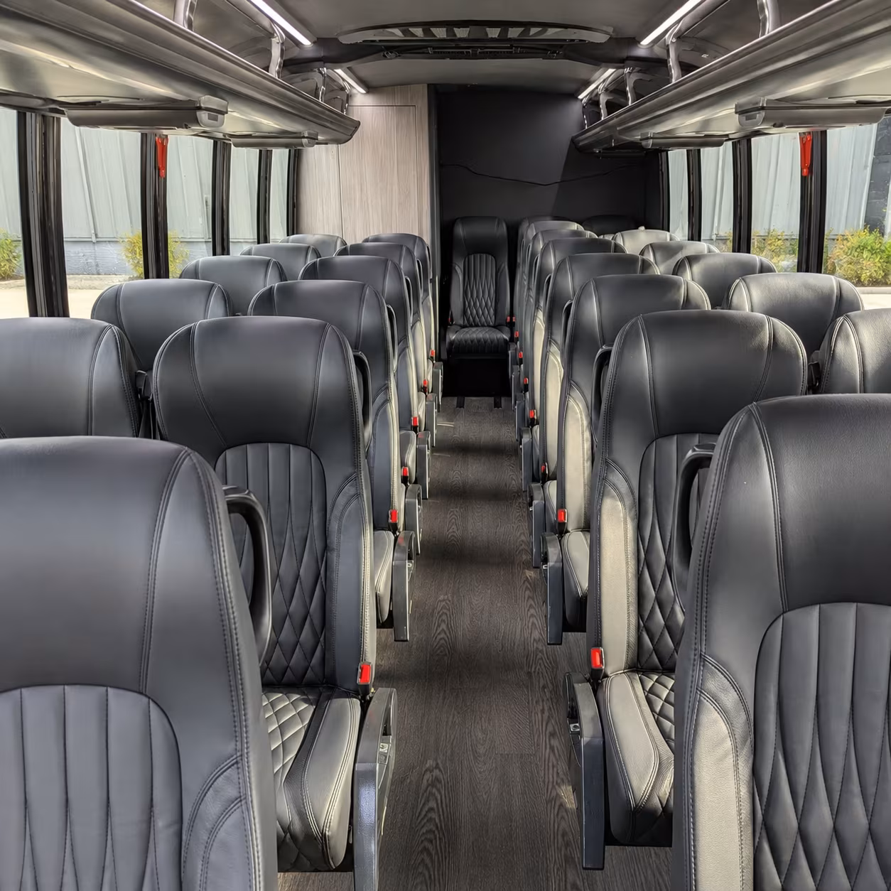 rochester hills 30 passenger minibus interior