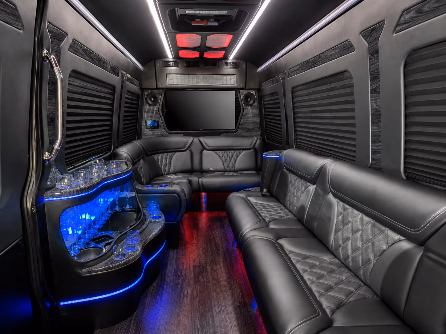 rochester hills 50 passenger party bus