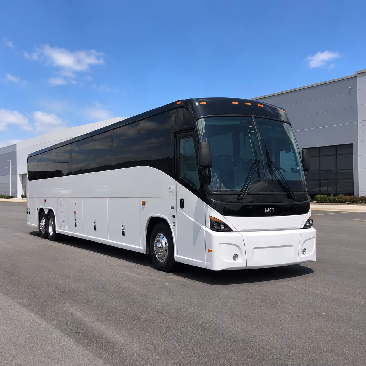 rochester hills 56 passenger charter bus