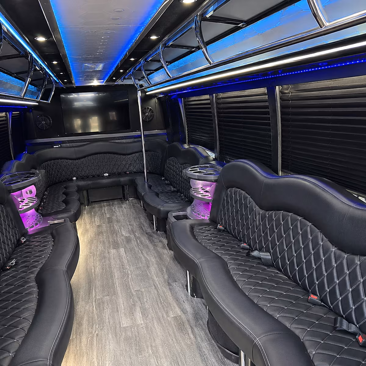 rochester hills party bus rentals inside
