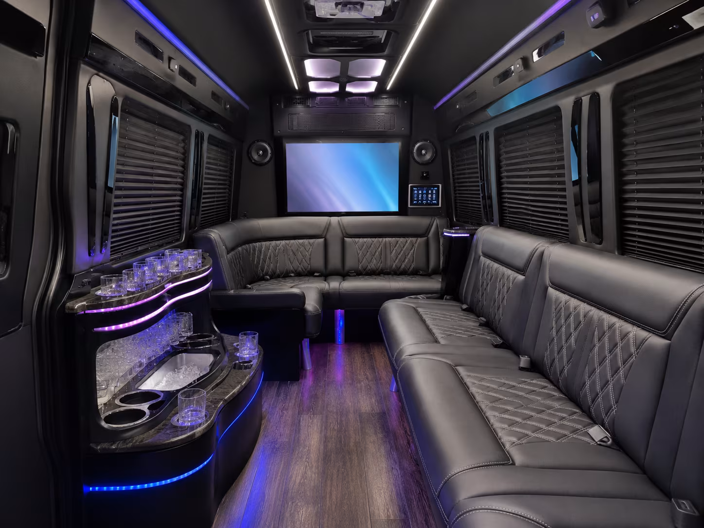 rochester hills sprinter limousine inside