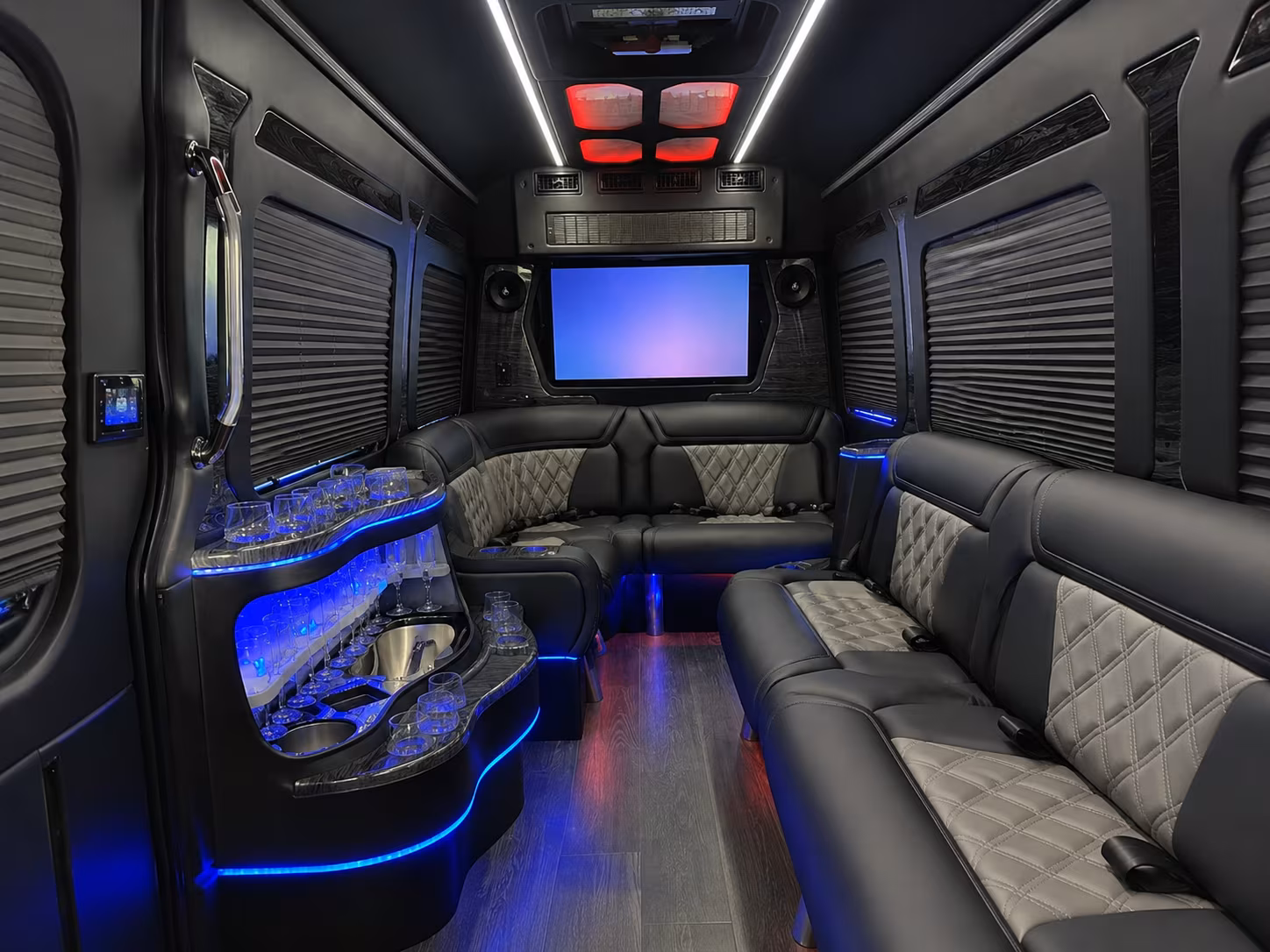 rochester hills sprinter limousine interior