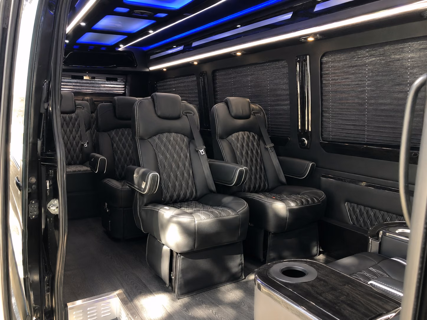 rochester hills sprinter van with driver interior